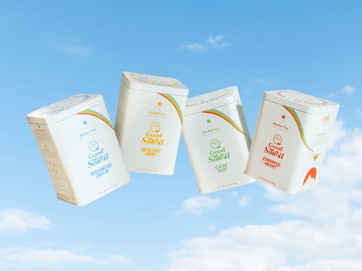 Cover image for Herbal Tea Brand Identity Design + Packaging