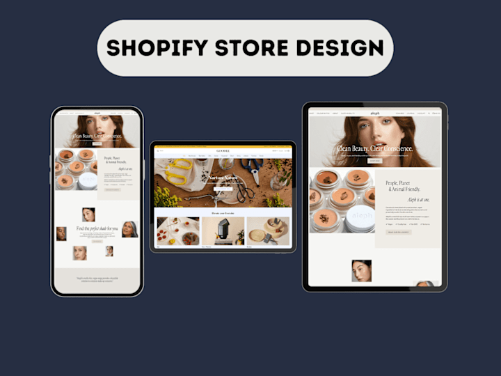 Cover image for i will design shopify website shopify store design 