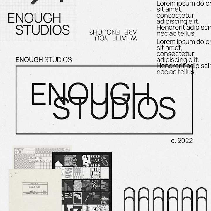 Cover image for Enough Studios :: Brand Design