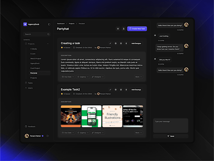 Cover image for UI design for agency management platform