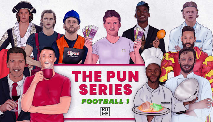 Cover image for The Pun Series - Football, Part 1:: Behance