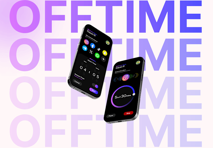 Cover image for Offtime - (Social Media Use Control App)