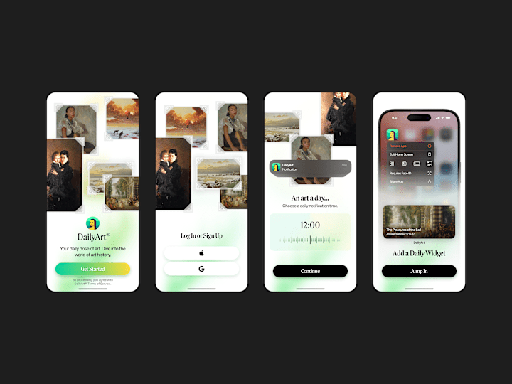 Cover image for DailyArt iOS App Onboarding