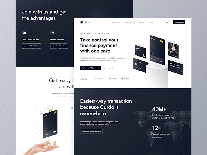 Cover image for Landing Page | SaaS | Dashboard | Website Design