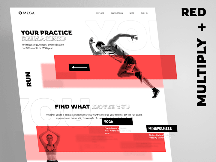 Cover image for Landing fitness