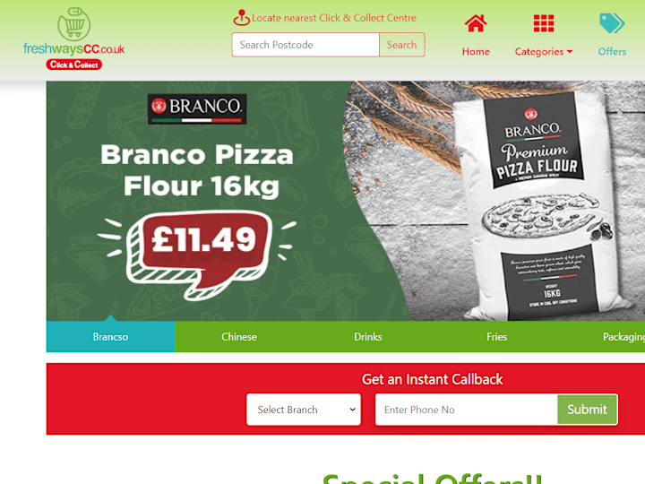 Cover image for Freshways Click and Collect - Wholesale Cash and Carry UK