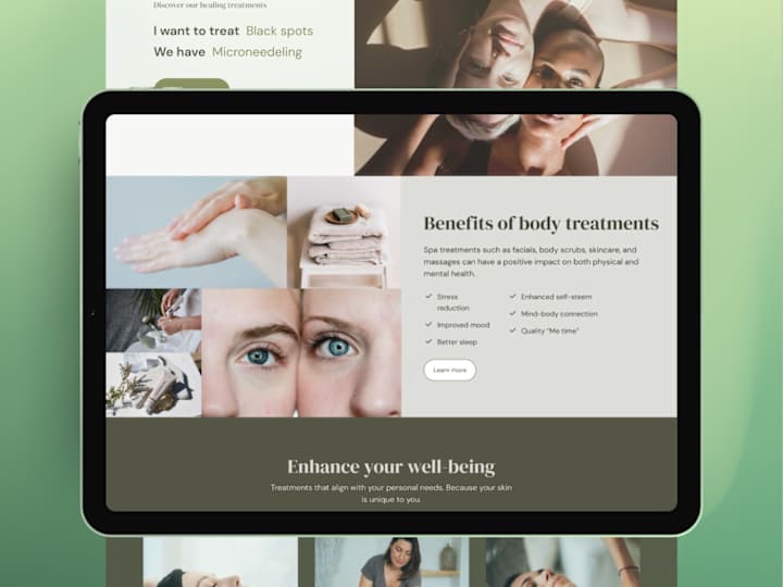 Cover image for Revive - Wellness website concept