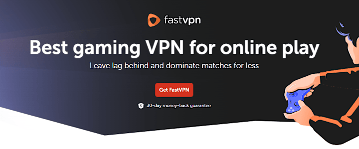 Cover image for FastVPN gaming landing page