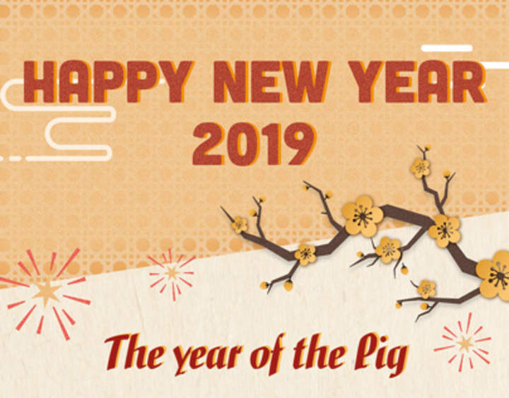 Cover image for 2019 Tet holiday Emoji - Year of the Pig