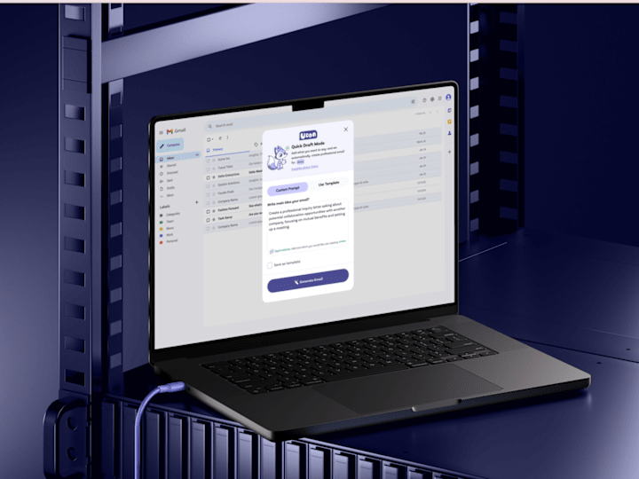 Cover image for AI Email Generator Redesign for UDDA