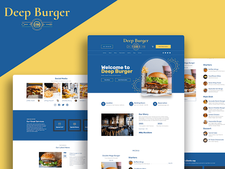 Cover image for Deep Burger - Restaurant