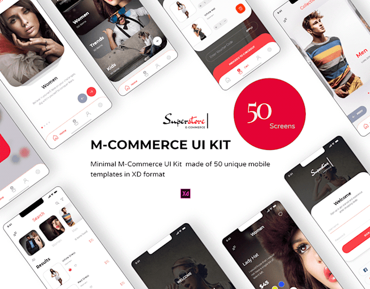 Cover image for Superstore App UI Kit :: Behance