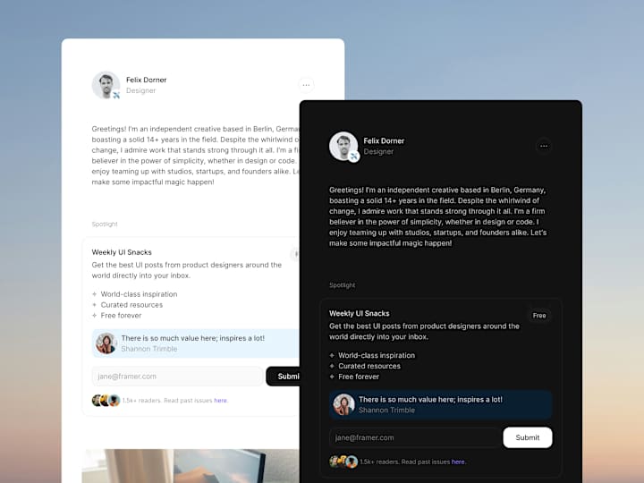 Cover image for Landly Framer Template Design
