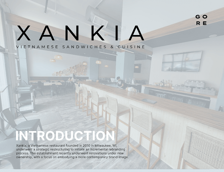 Cover image for Brand Identity & Menu Designs for Xankia