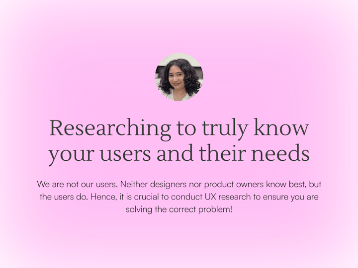 Cover image for Conduct UX research to ensure that you understand your users