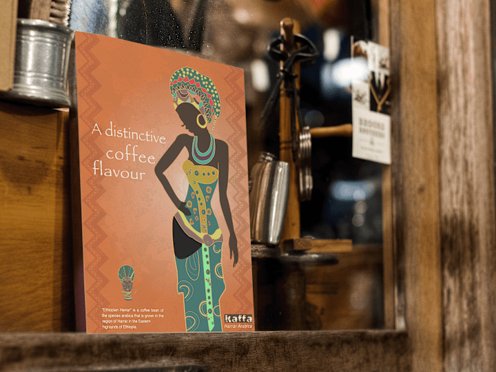 Cover image for kaffa - Coffee Label Design