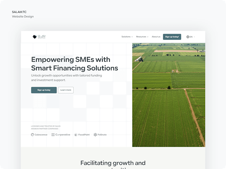 Cover image for Website Design for Sallam tech