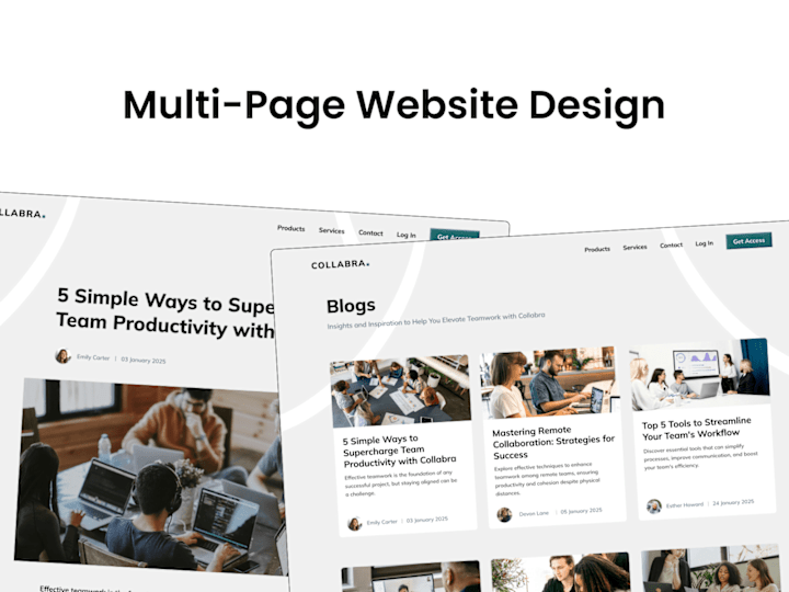 Cover image for Multi-Page Website Design