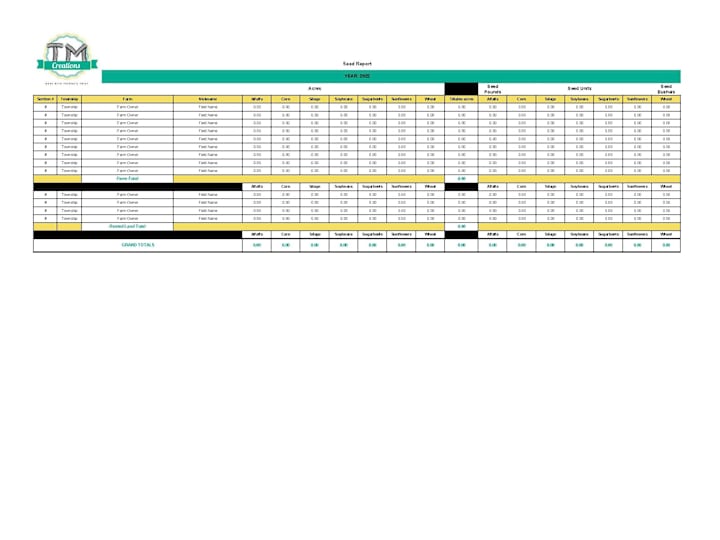 Cover image for One-time: Input data on "Seed Report" spreadsheet