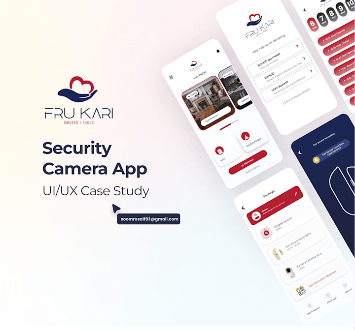 Cover image for UI/UX Design for a Security Camera App