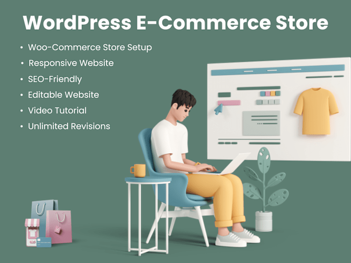 Cover image for E-Commerce store on WordPress using Elementor & Woo-Commerce