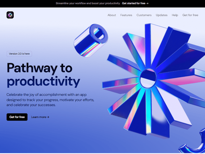 Cover image for Landing Page Development for Productivity SaaS