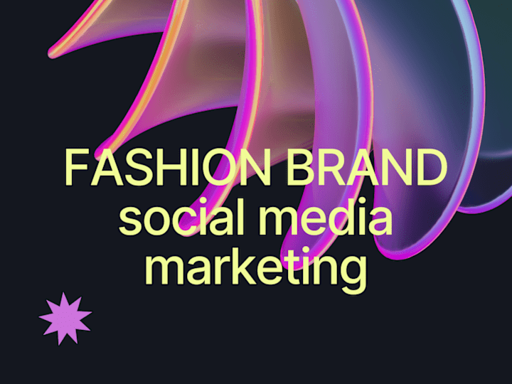 Cover image for Social Media Campaign for a Fashion Brand 