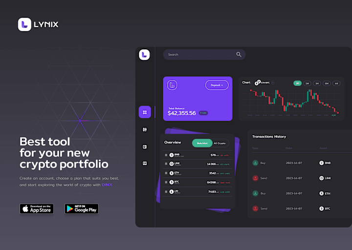 Cover image for Crypto Wallet App Design (concept)