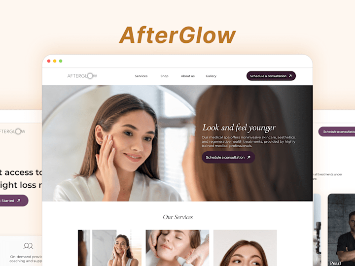Cover image for Afterglow Website Design