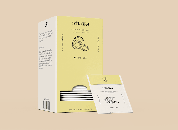 Cover image for Sakura Sencha Packaging Design