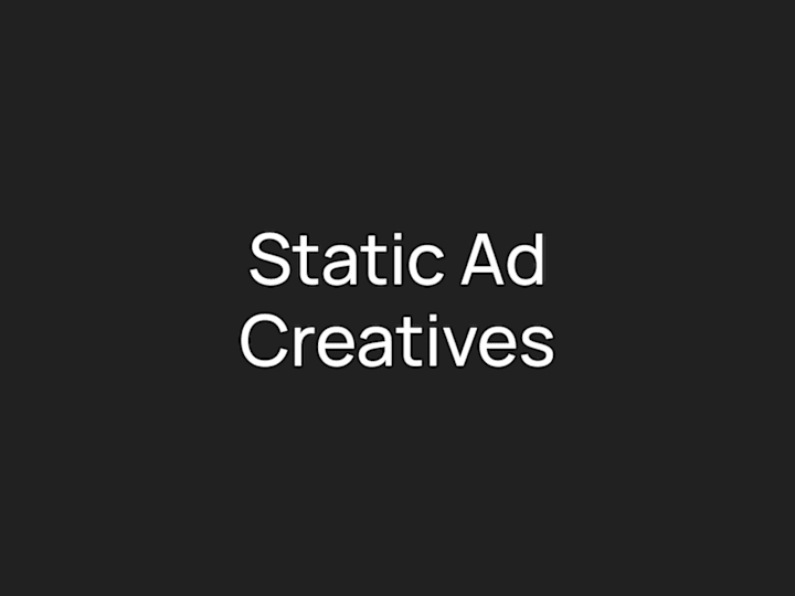 Cover image for Static Ad Creatives