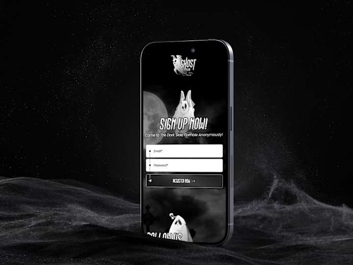 Cover image for Ghost Themed Gambling Mobile Design