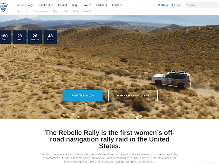 Cover image for RebelleRally.com