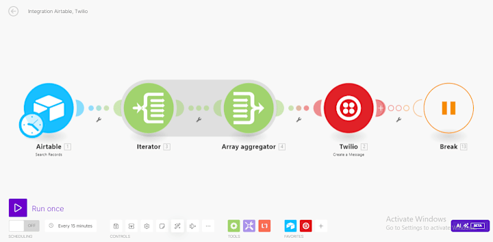 Cover image for Bulk Messaging Automation with Airtable, Twilio, and Make