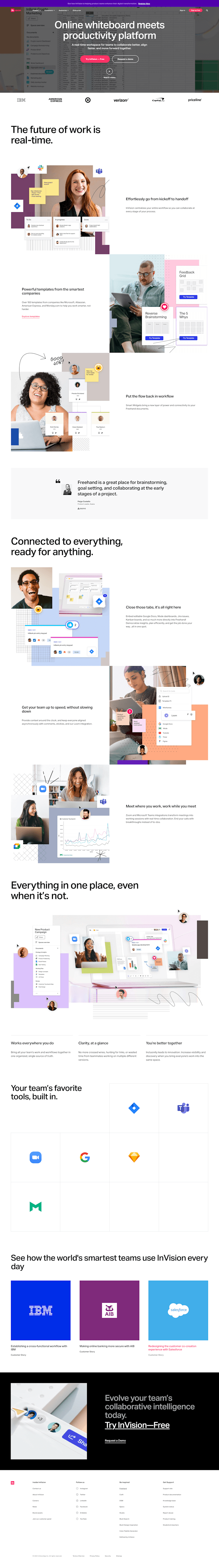 Cover image for InVision: Pixel-Perfect Marketing Site Creation