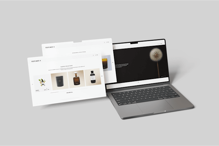 Cover image for PERFUMER H | E-COMMERCE RE-DESIGN | FIGMA PROTOTYPING