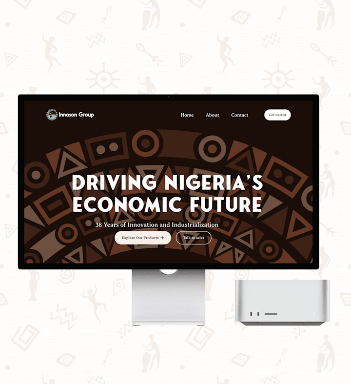 Cover image for African Themed Website Concept on Behance