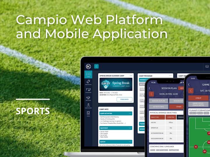 Cover image for Campio Web Platfrom and Mobile Apps Development