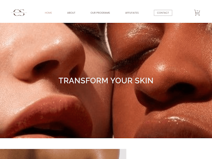 Cover image for Sleek and Intuitive Website Redesign For CS(Confident Skin Inc.)