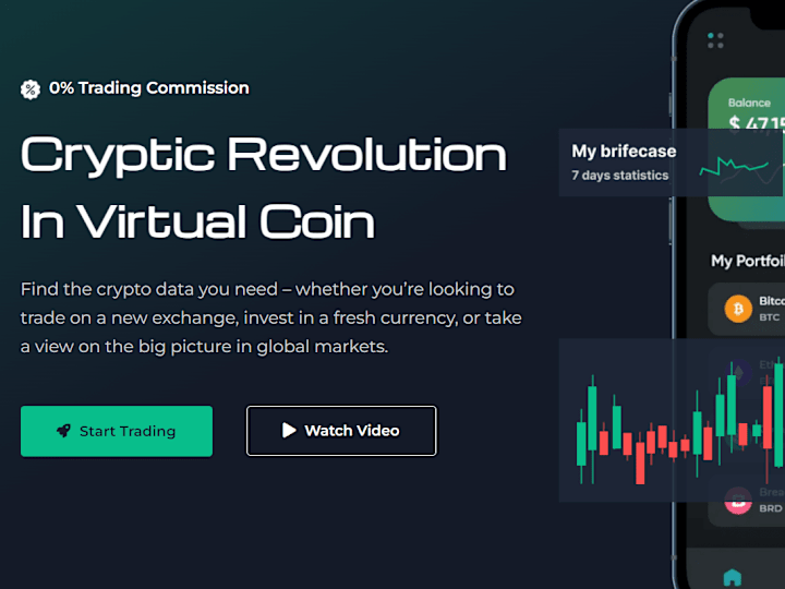 Cover image for Cryptocurrency Exchange Website