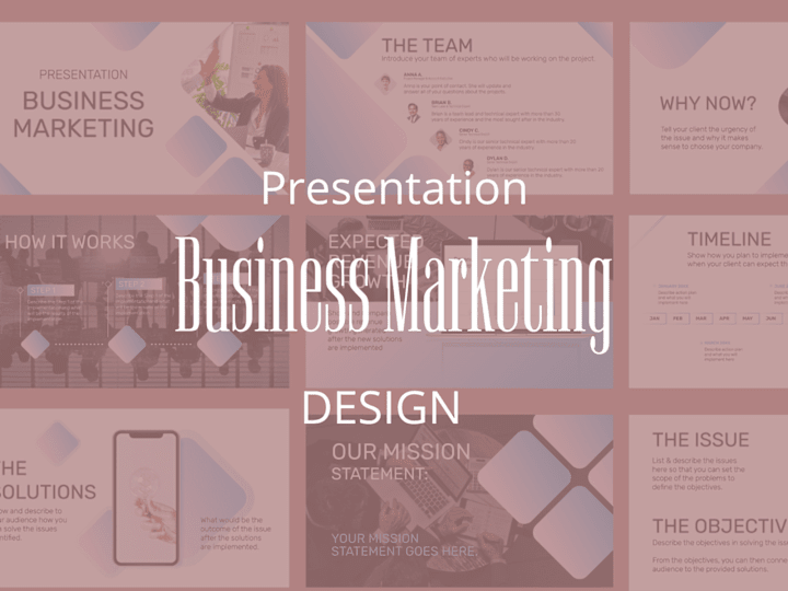 Cover image for Presentation For business marketing - Template :: Behance