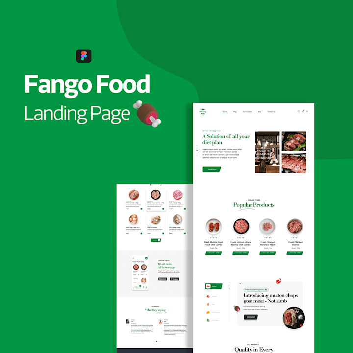 Cover image for Fango Food - Landing Page