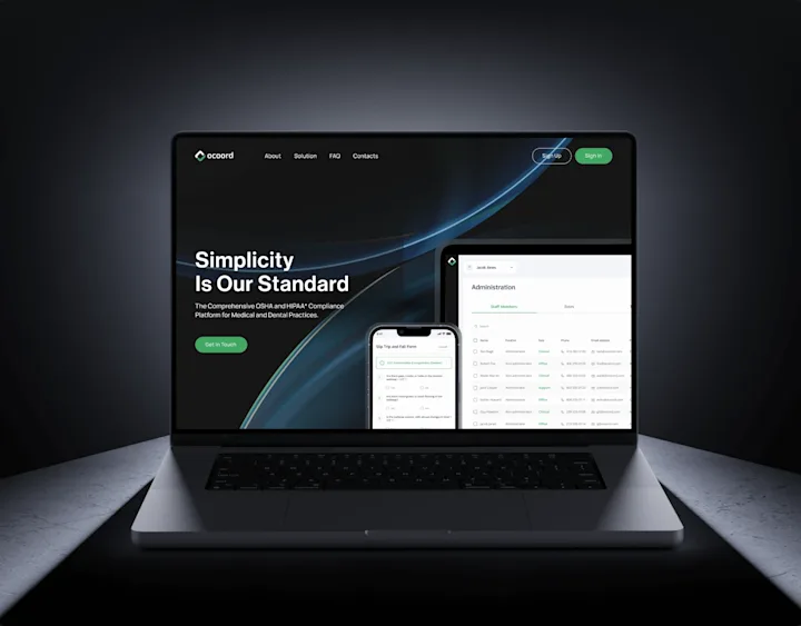 Cover image for UX/UI Website Design for Healthcare SaaS Platform