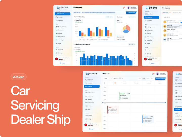 Cover image for Car Servicing Dealer Ship