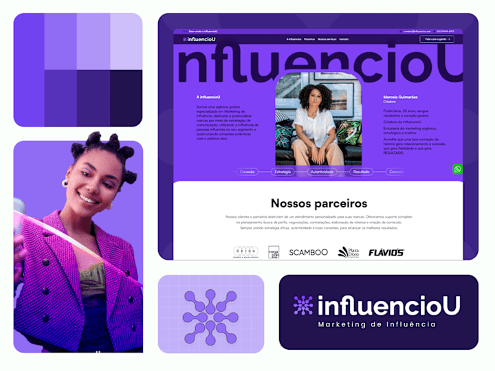 Cover image for Brand Identity & Website | Agency InfluencioU