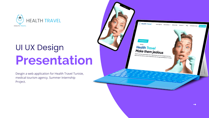 Cover image for Health Travel Agency Website Design