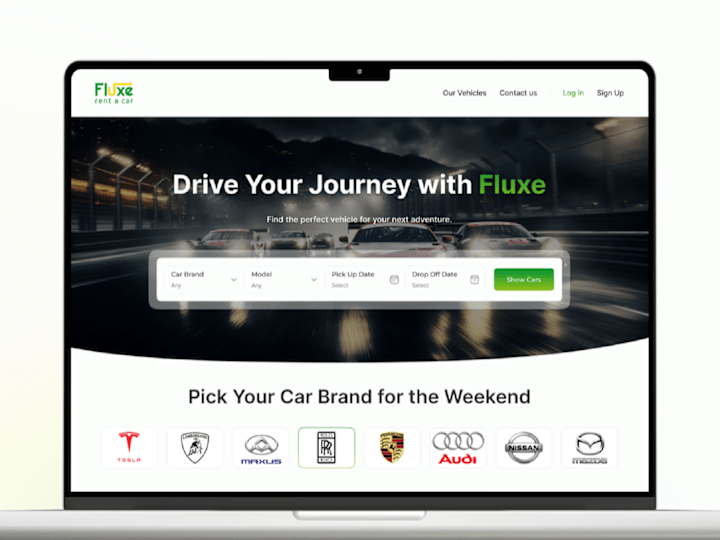 Cover image for I'll design a sleek and modern website landing page Ui design