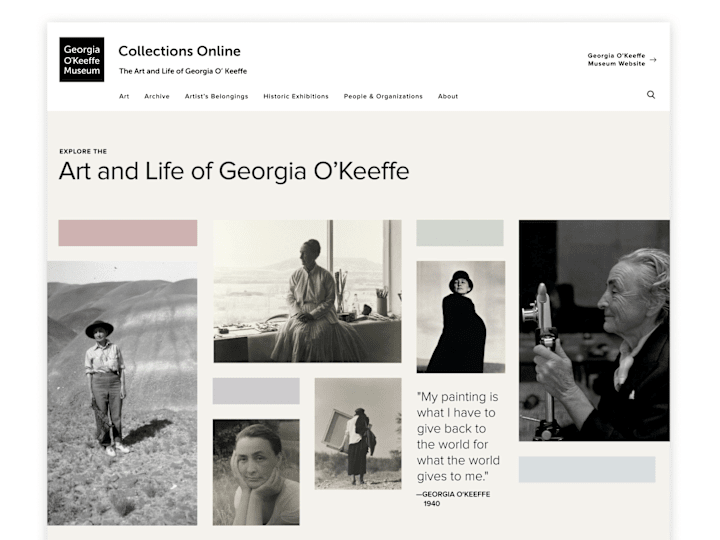 Cover image for Georgia O’Keeffe Museum Collections