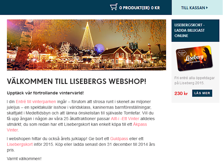 Cover image for Liseberg’s ordersystem