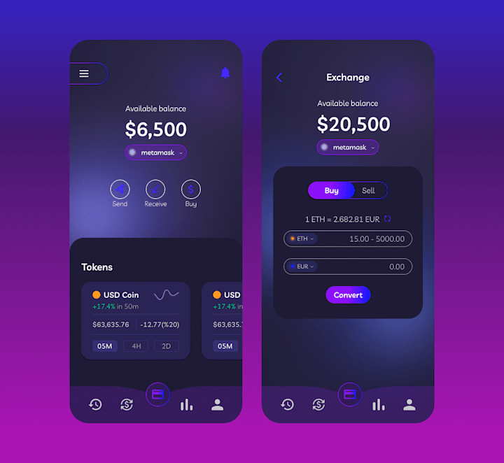 Cover image for Crypto Wallet App